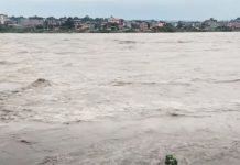 Tinau River sweeps away six houses