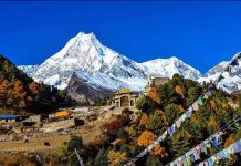 Manaslu base camp buzzes with climbers