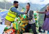 NRNA distributes relief to flood victims in Rasuwa